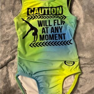 Ozone Caution Flip Gymnastics Leotard